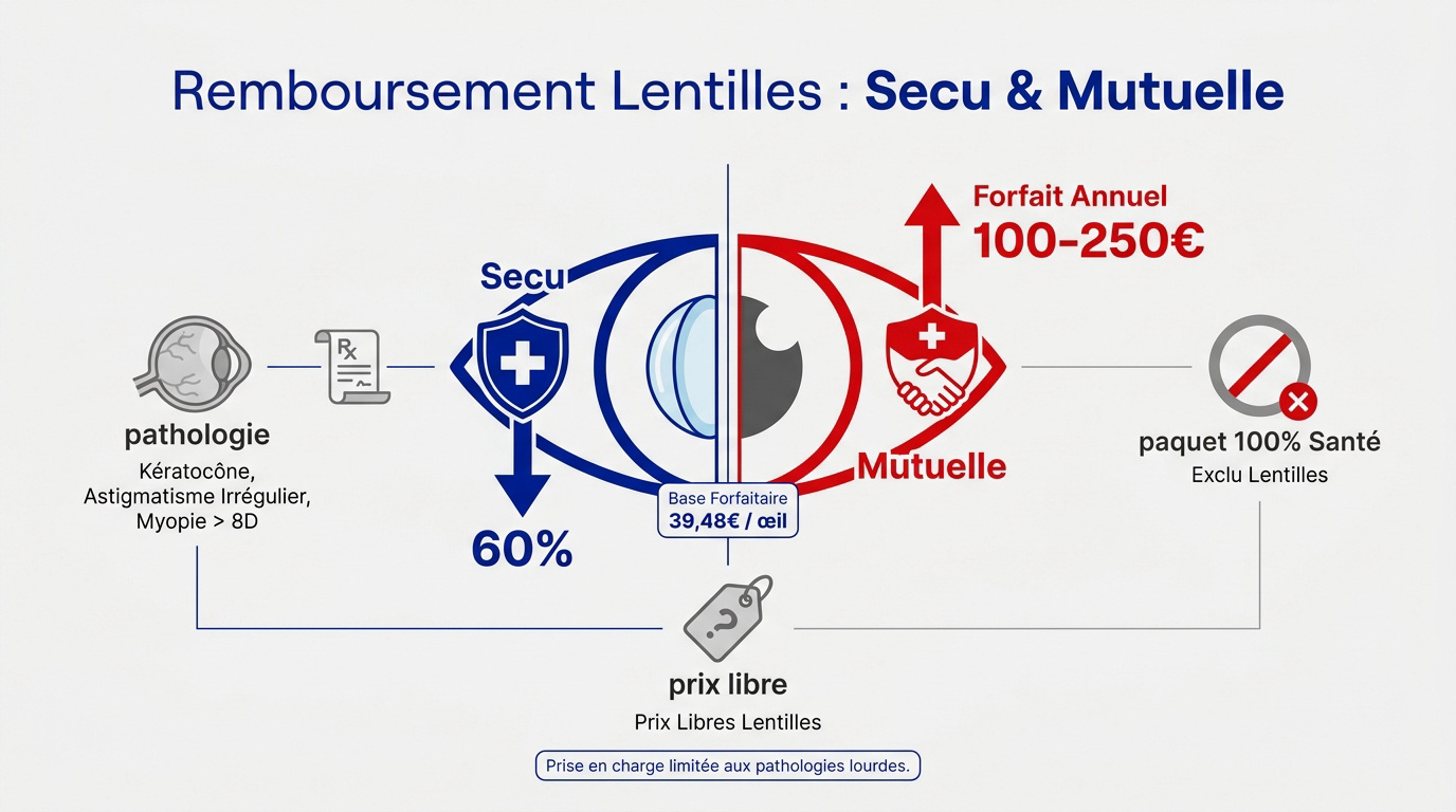 Remboursement lentilles